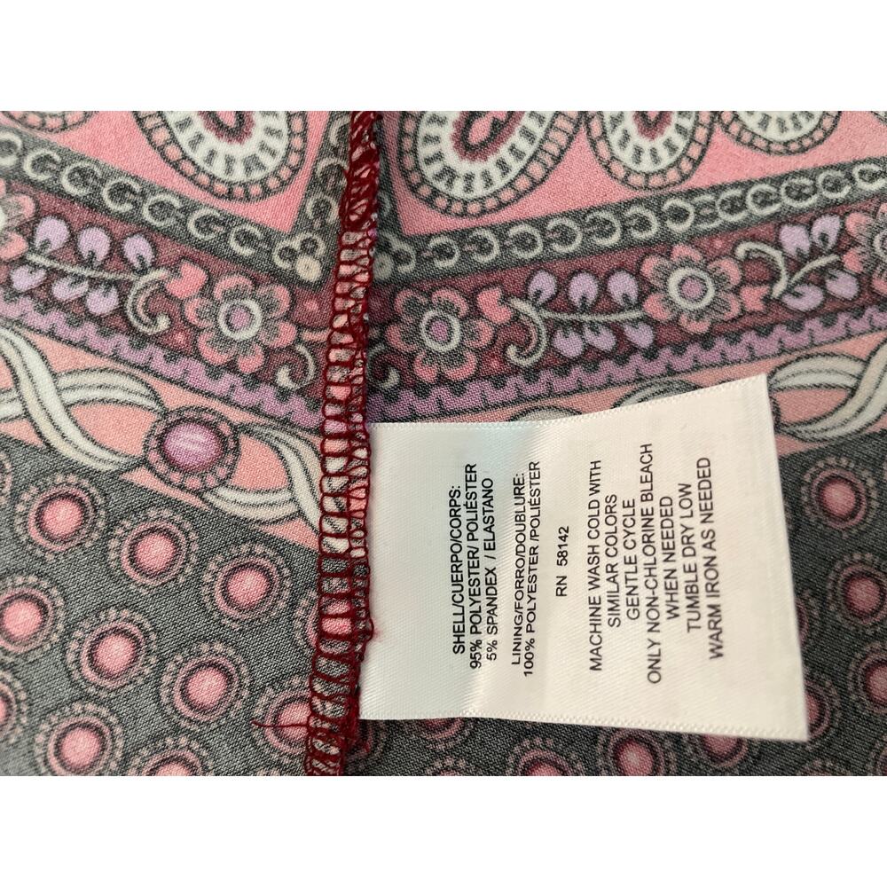 London Times Jersey, Midi Dress, Boho Pattern, Size 16, NWT - Picture 6 of 6